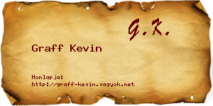 Graff Kevin névjegykártya